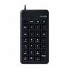 ELECOM Numeric Keypad Wired Membrane M Size USB Port with Hot Keys Heavy Duty Black TK-TCM015BK
