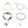 Distinctive Ceramic Dog Bracelet Handwoven String Bracelet Fashion Wrist Jewelry for Cartoon Style and Gift Giving