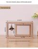 Modern Rotating Double-Sided Photo Frame: 6-inch/7-inch, Personalized Album, Couples Gift, Wooden Ornament