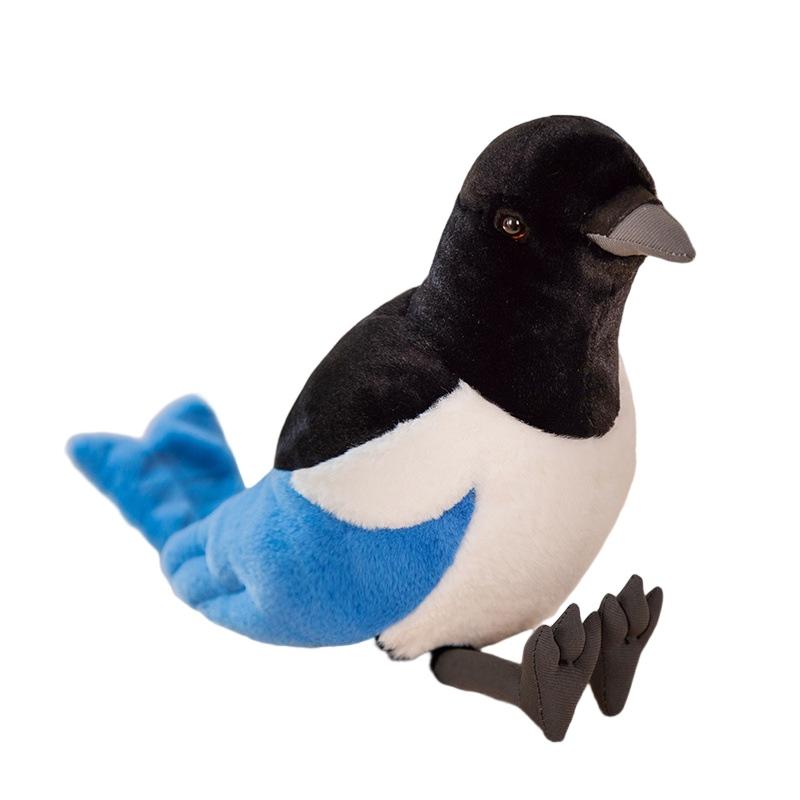 Paloma de Peluche Realista con Relleno Suave de Algodón PP, Perfecta para Decoración y Regalos, Disponible en Blanco y Verde