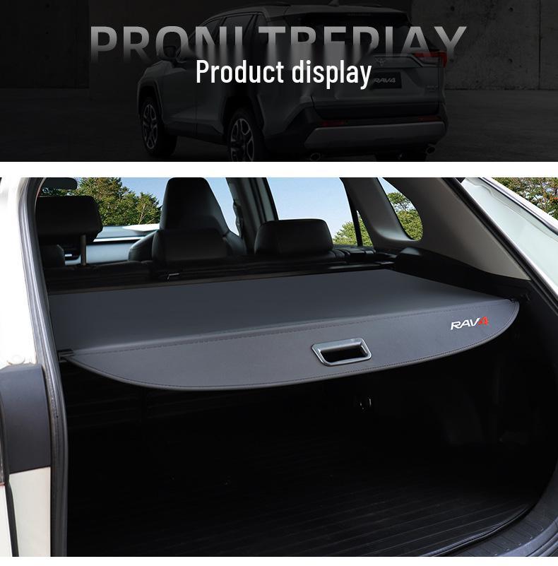 Compatible Rear Trunk Cargo Cover for Toyota RAV4 and Highlander