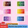 4-Color Gradient Fingerprint Ink Pad for DIY Journals, Graffiti Painting, and Stamps