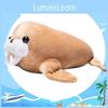 Soft Plush Stuffed Animal Walrus Pillow For Bedroom Or Office Decor