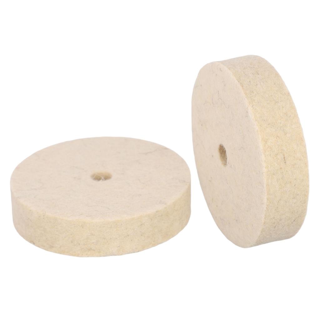 75mm Wool buffing wheel Abrasive Felt Disc Pad Polisher Buffing Grinding