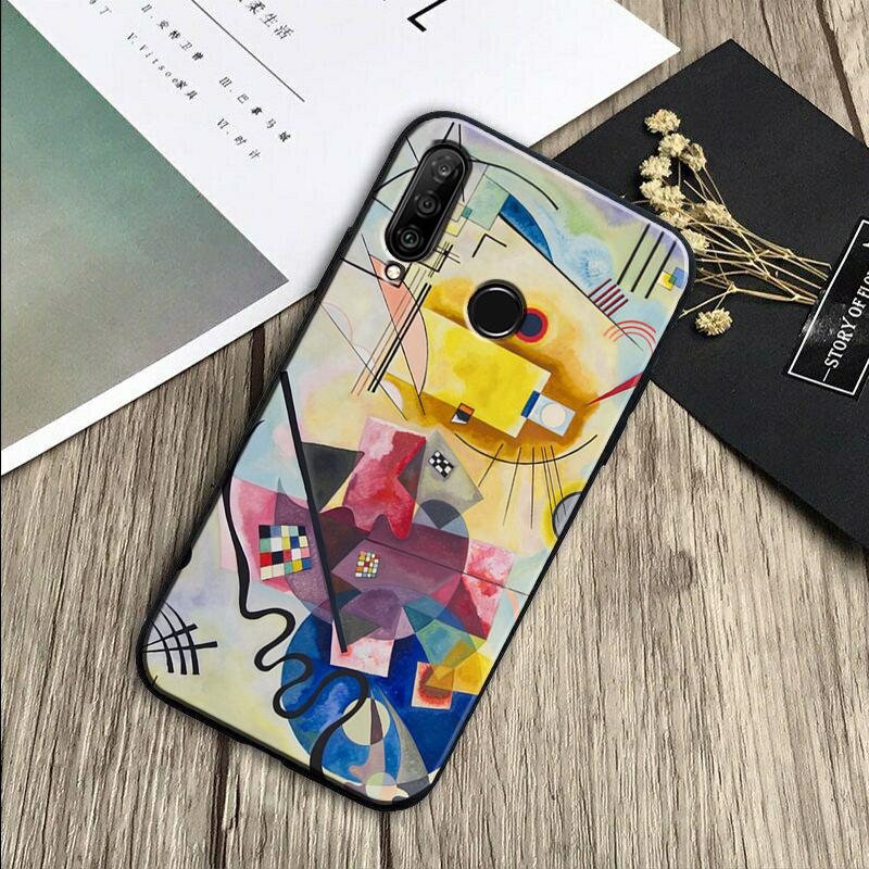 Wassily Kandinsky Abstract For Huawei Nova 7i 3i 8i 11 12i 10 9 SE Y60 Y61 Y70 Y72 Y73 Y90 Y91 P20 P30 Pro P40 Lite Case