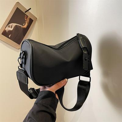 Anti-Splashing Oxford Cloth Pillow Bag Women'S Cloth Bag Wide Shoulder Strap Single Shoulder Messenger Bag Tide