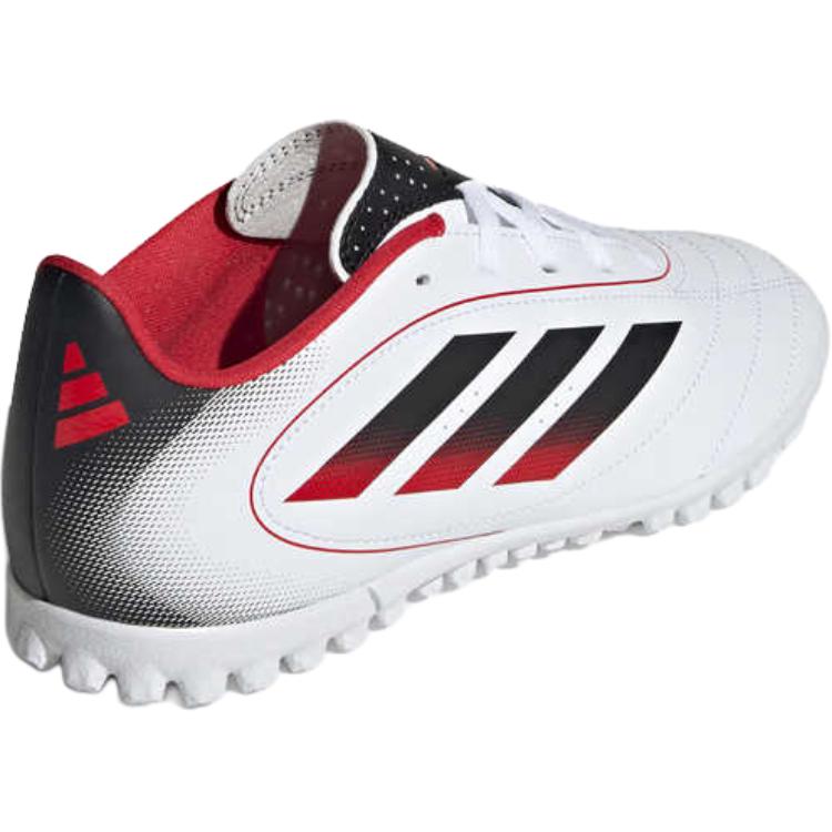 Nové dětské fotbalové boty Adidas GOLETTO 9 odolné proti oděru s nízkým svrškem bílo-černé Dětské IH0103