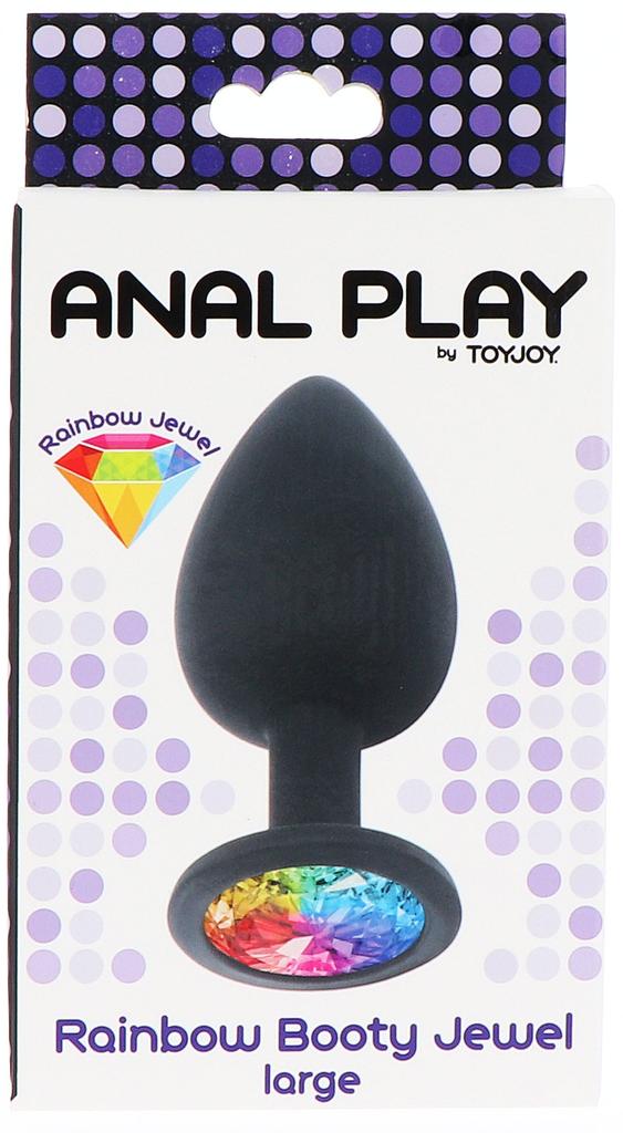 Rainbow Jewel Plug L 9 X 4 Cm - ANAL PLAY TOYJOY - Anal Jewelry