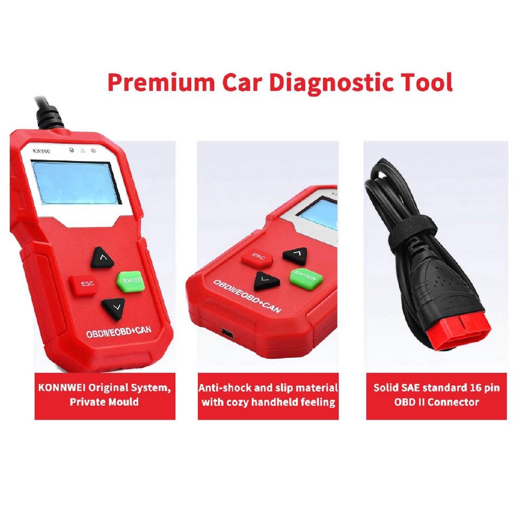 12V 10 Modlu OBD2 Araç Kod Okuyucu Araba Teşhis Aracı Tarayıcı OBDII/EOBD Tarayıcı Tümünü Destekler