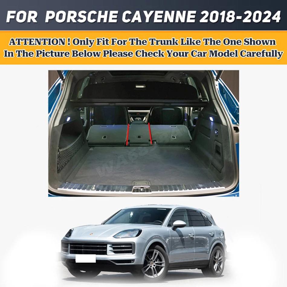 High Side Waterproof Car Trunk Mat For Porsche Cayenne 2018 2019 2020 2025 2025 2025 2025 Anti Dirty Durable Leather Carpet