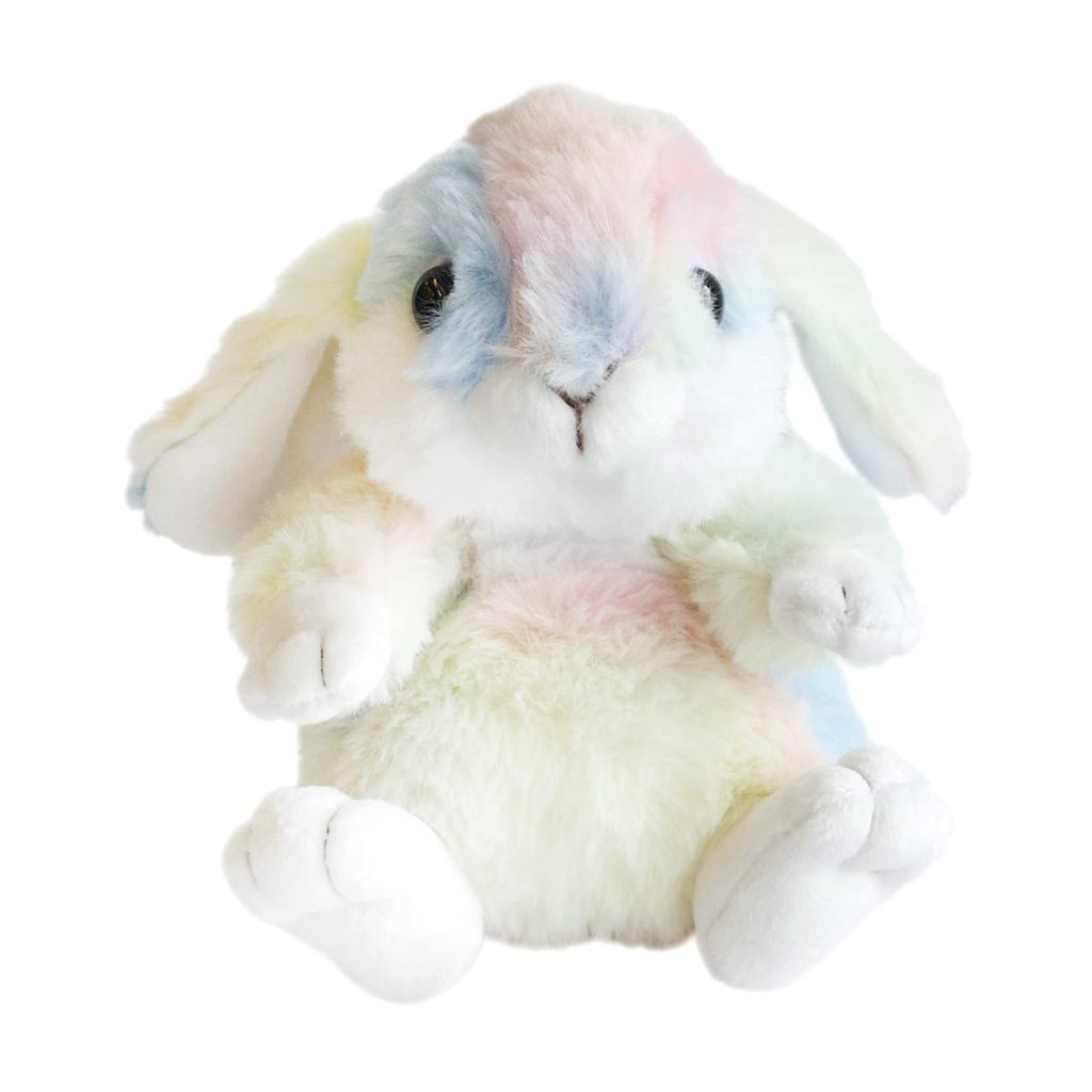 AQUA Kutarin Rabbit Rainbow Plush Toy (Random Fabric Pattern, Cannot Be Specified)