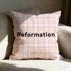 R-Reformation MAKE UP BRAND Pillow Case Linen Pillow Covers Cover For Couch Living Room Bench Patio Floor Linen Home Decor