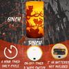 Halloween Candles, Orange Flameless Candles, Battery Operated LED Pillar Candles with Remote Timers Set of 3