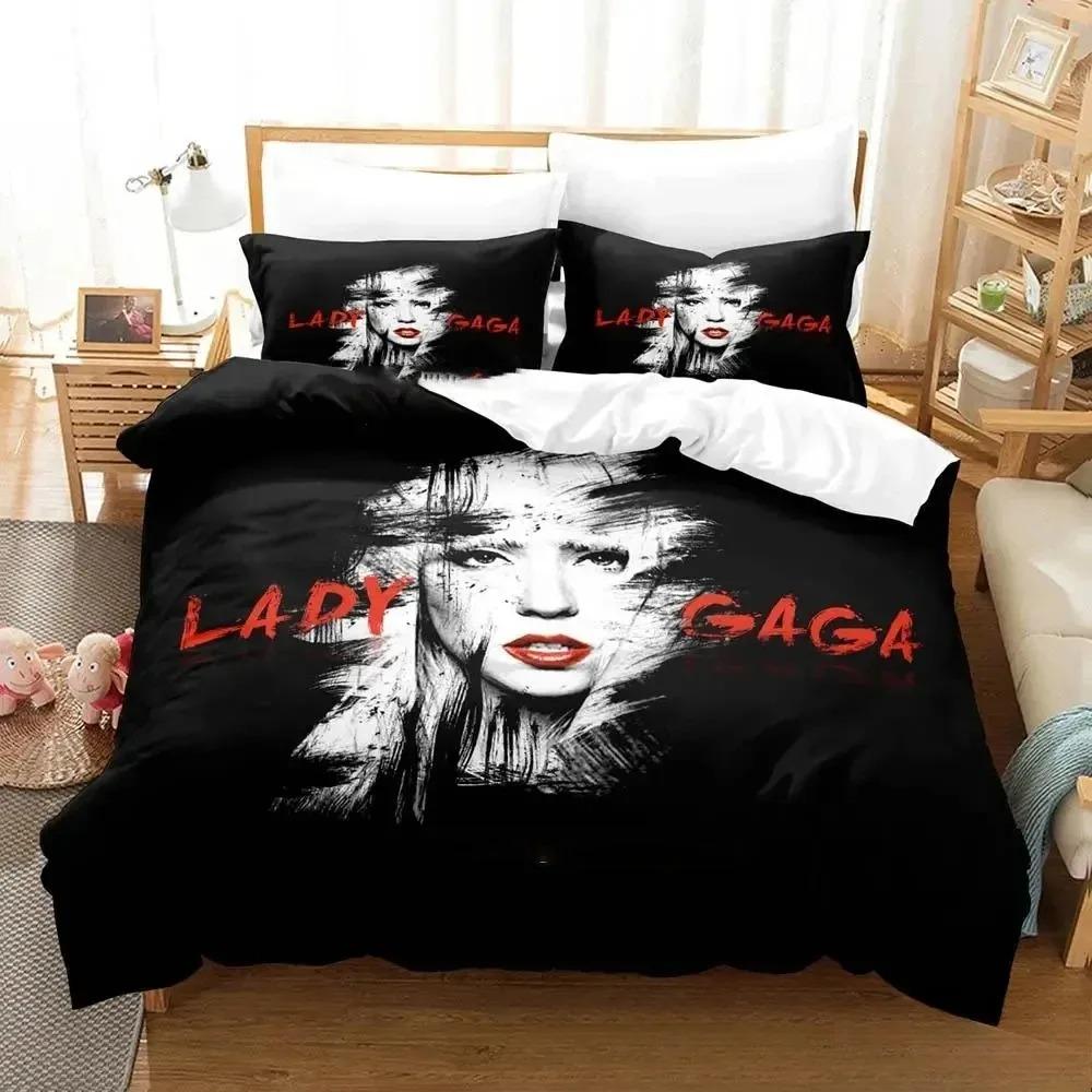 Fashion L-Lady G-Gaga Bedding Dormitory Sheets 2/3-piece Bedding Set Three-piece Soft Warm Bedding Set