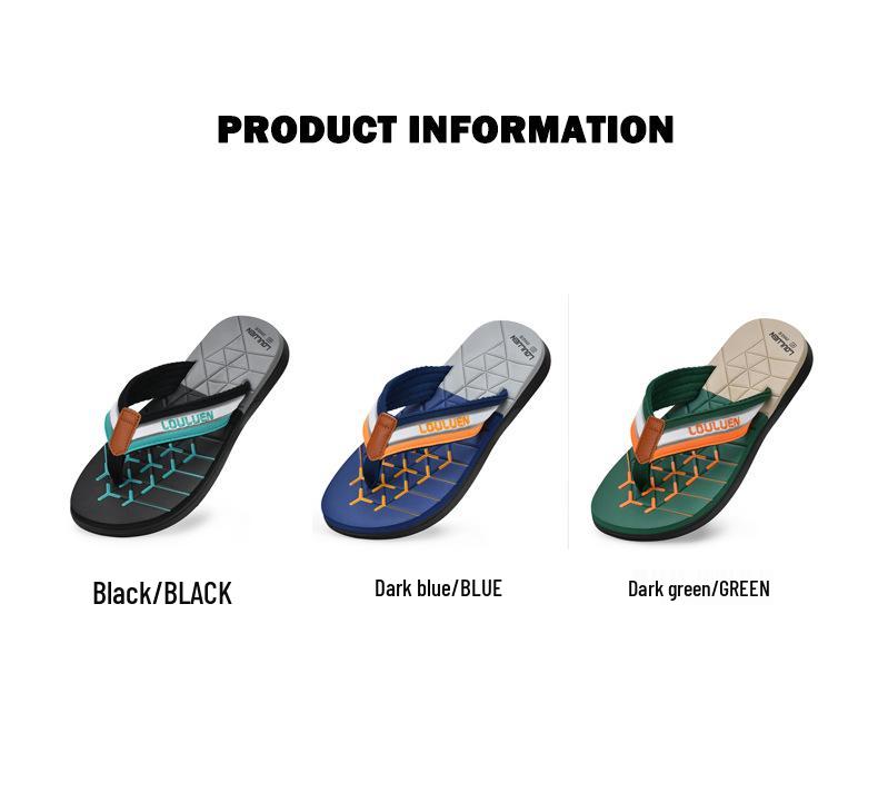 Men's Non-Slip Summer Flip-Flops: 2025 EVA Cool Beach & Outdoor Sandals