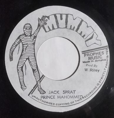 7-Zoll Schallplatte PRINCE MOHAMMED - Jack Sprat KEINE Mumie Jamaika Reggae, Ska & Dub Gebraucht