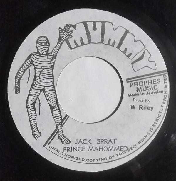 

7inch Record PRINCE MOHAMMED - Jack Sprat NONE Mummy Jamaica Reggae, Ska & Dub Used