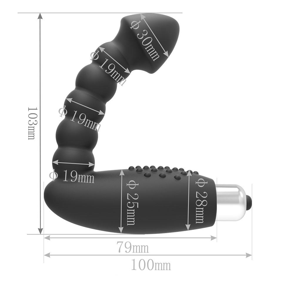 Anal vibrator Female butt plug dildo back court pull bead ball Male prostate massager Gay sex toy Female masturbator Adult