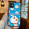 Cartoon D-Doraemons For IPhone Air 16 15 14 Plus 13 12 11 Pro Max Matte Cover Jelly Shockproof Phone Case