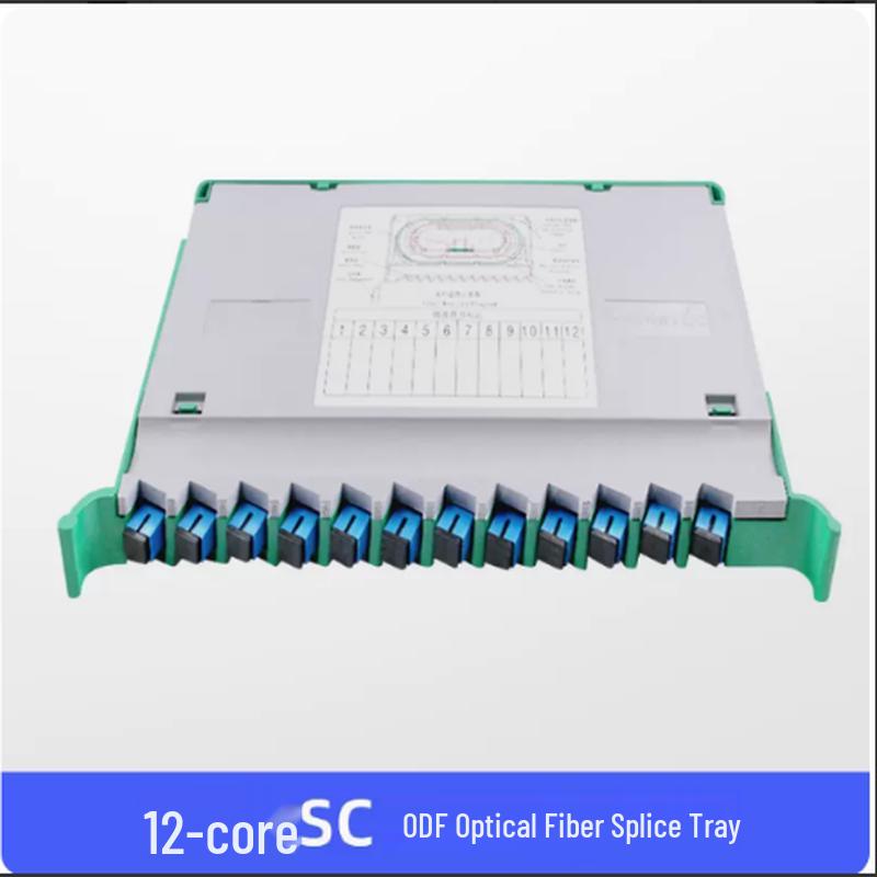 Xunfu 12-Core Integrated Ribbon Fiber Optic Splice Tray SC