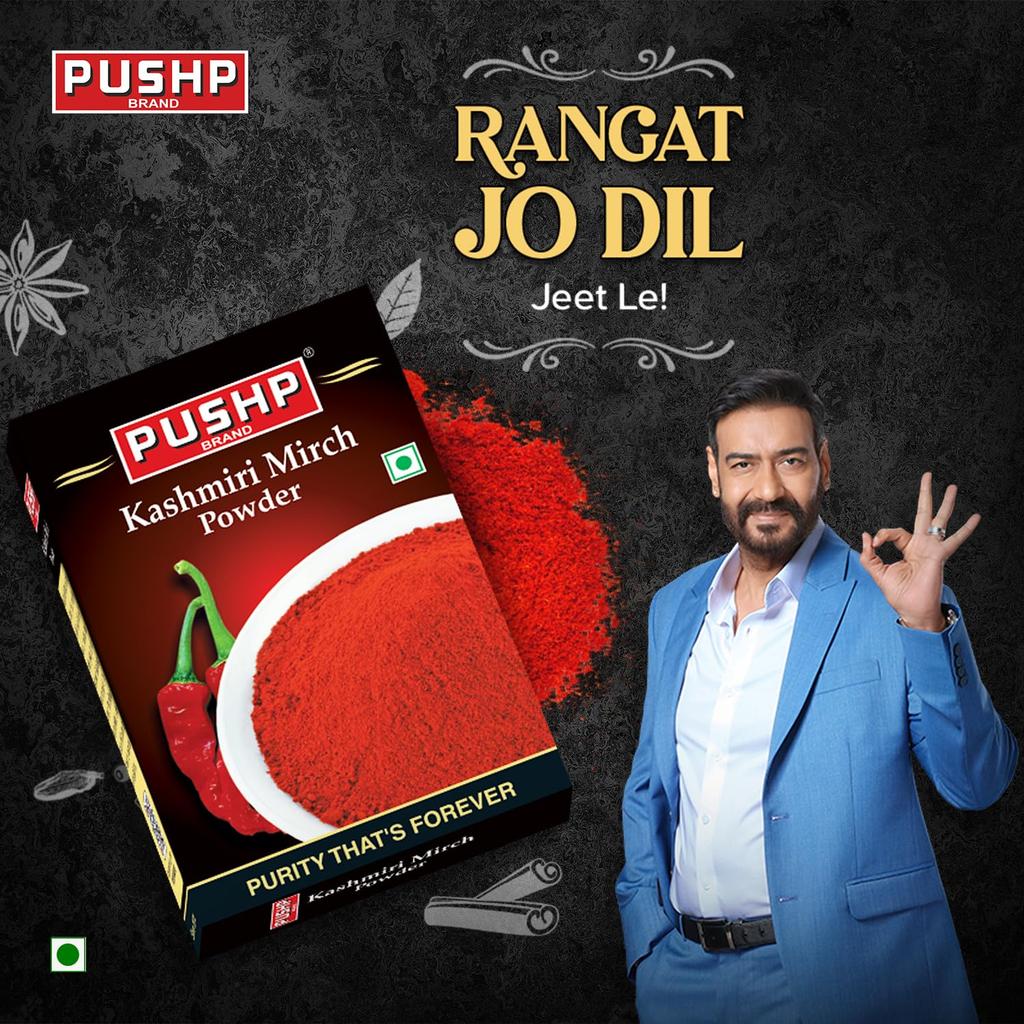 Pushp Merk Kashmiri Rode Chilipoeder Authentiek Indiaas Kruid Voor Rijke Kleur En Smaak 50g Pak Van 1 Natuurlijke Smaak