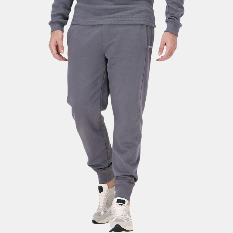 Calvin Klein Ss22 Solid Color Drawstring Cuffed Casual Pants Men Bottoms Gray J30J319931PTP