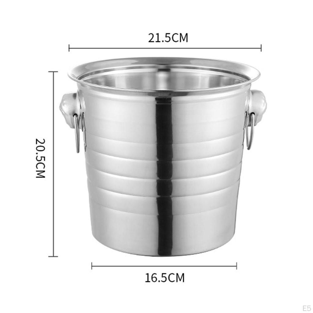 Cubo de hielo con abrazadera, cubos de cerveza, práctico y portátil, herramienta para enfriar bebidas para fiestas en hoteles.