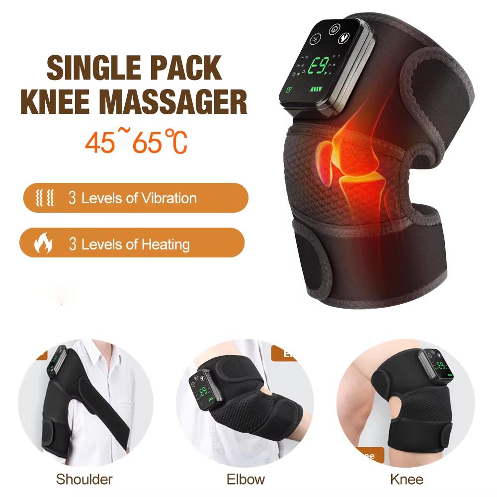 Electric Heating Shoulder Brace LED Display Vibration Shoulder Massage Support Belt Strap For Joint Brace Care Muscle Relaxation