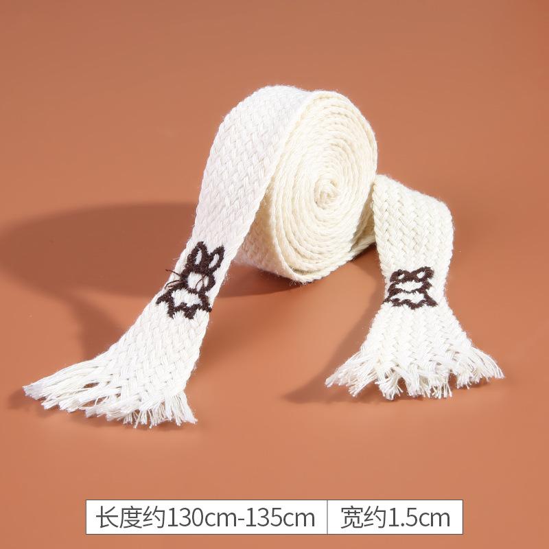 Doppelter Baumwoll-Kordelzug-Sweatpants-Sportgürtel-Bundband-Seil-schwarz-breit-flach-Spitzenseil-Bekleidungszubehör-Weben