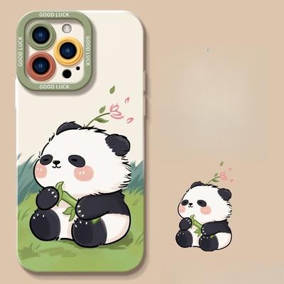 Panda Geeignet für Apple 16 Handyhülle 14plus Schutzhülle 12iphone Matt 15promax Sturzsicher 13mi
