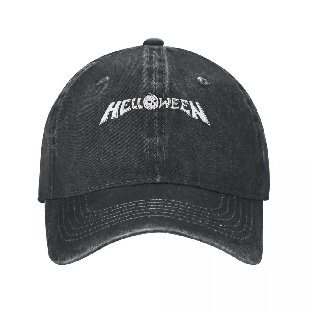 Halloween HELLOWEEN Pumpkin Design demin Trucker Hat Lightweight Men's Cap Women's Baseball Cap