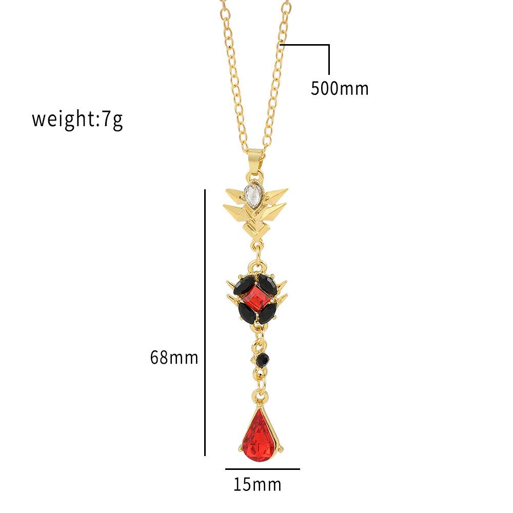 Anime Pendant Necklace for Women Jewelry Chain Kazuha Tartaglia Venti Cosplay Accessories
