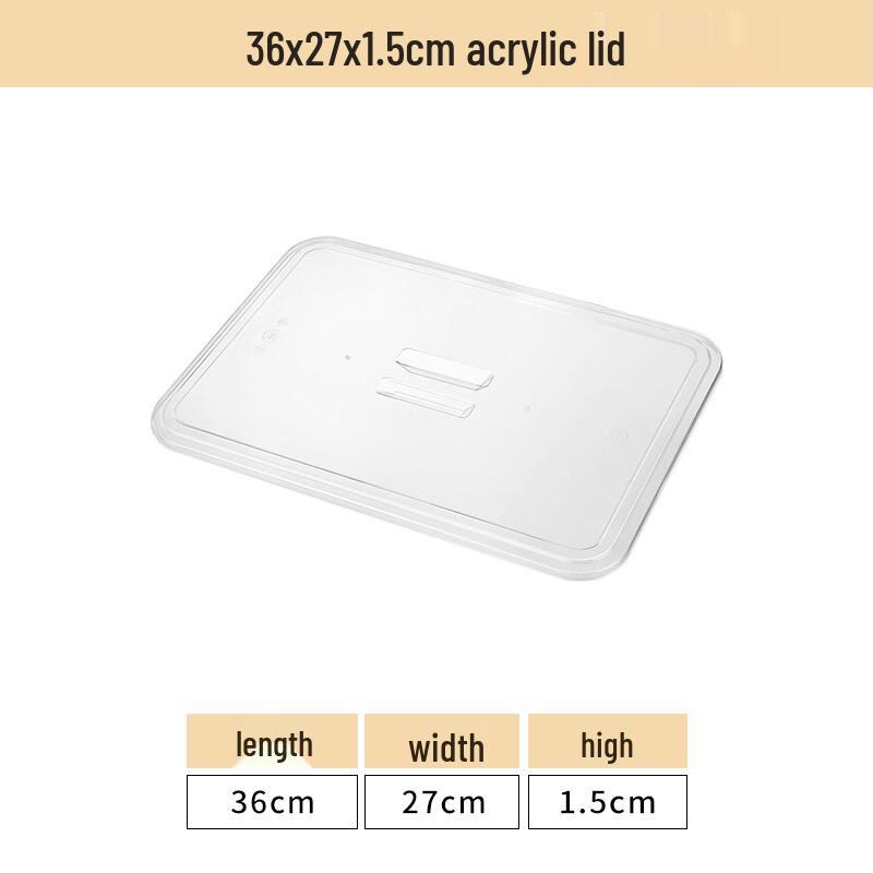 Rectangular Acrylic Transparent Lid