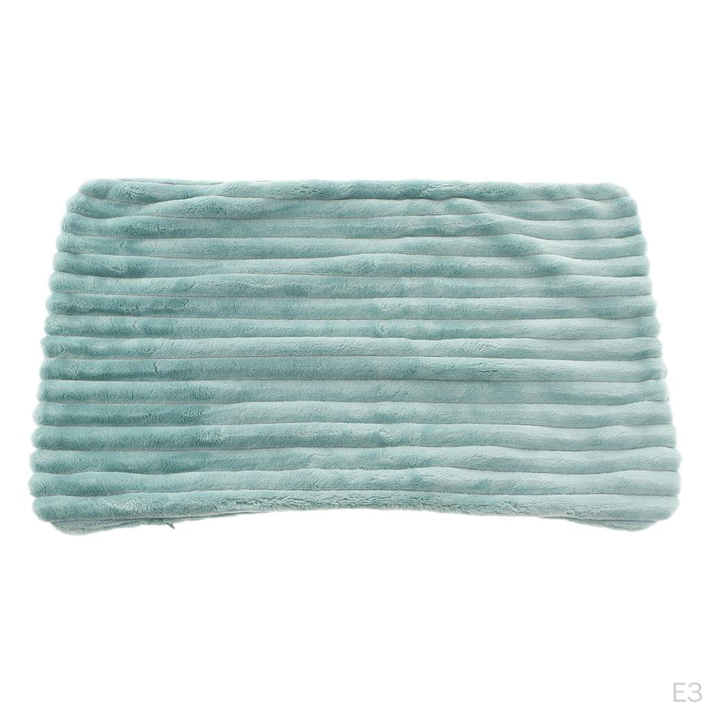 Striped Flannel Throw Pillow Case Cushion Cover Bedroom W/Zipper
