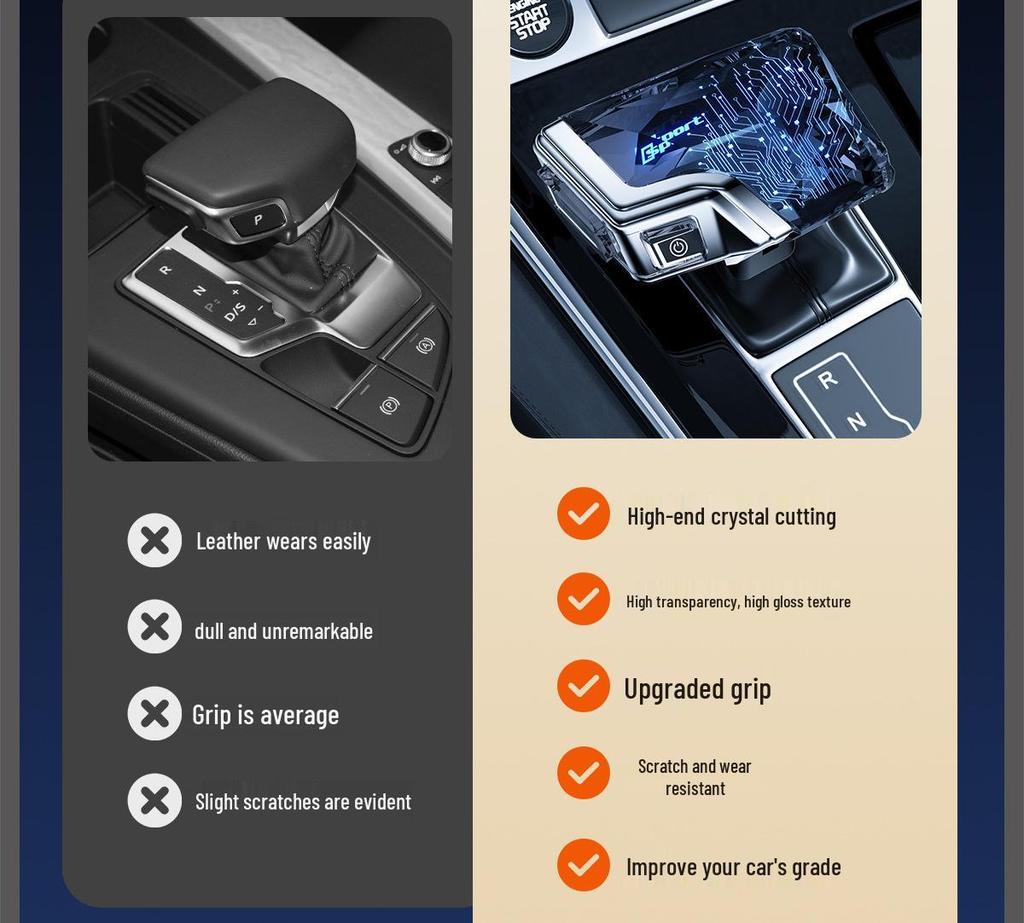 Lynk & Co Yacht Style Gear Shift Knob for 01/02/03/05/09 Models - Interior Car Modification