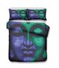 Buddha Duvet Cover Set Religion Mandala Style 3D Print Comforter Cover King Queen Size For Kids Teen Adult Polyester Bedding Set