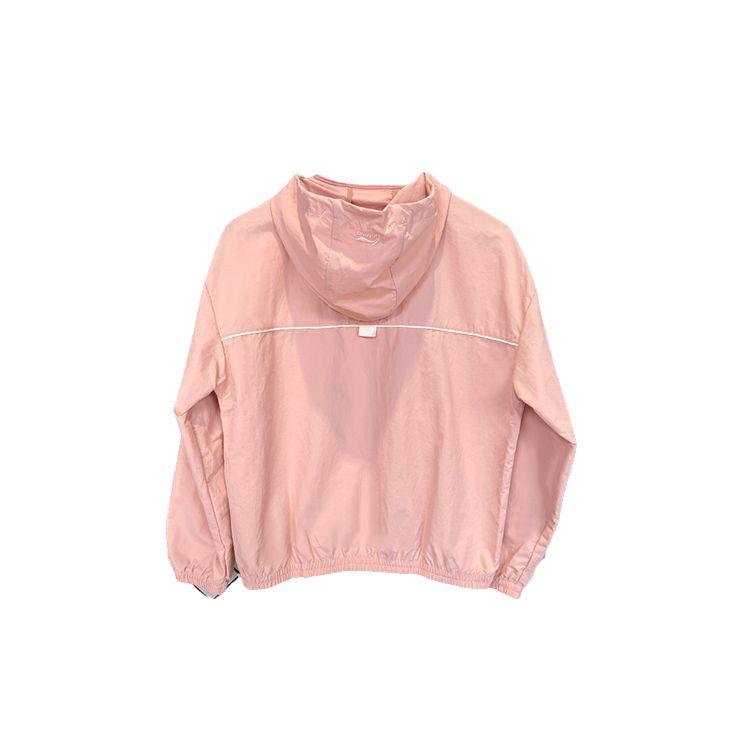Li Ning Hooded Loose Sports Windbreaker Jacket Women Jacket Fog-Rose AFDQ272-1