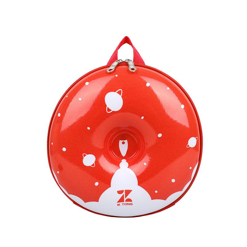 Pattern Cute Cartoon Donut Shaped Large Capacity Children Backpack For School