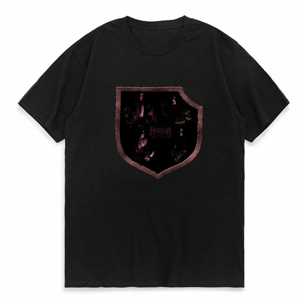 Marduk Band TShirts Casual Hip Hop Unisex Tee Shirts Harajuku Styles Tops Clothing For Unisex Unisex Short Sleeve Cotton Tee Shirt