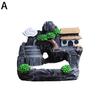 Creative Home Decorations Windproof Backflow Incense Fountain&Candlestick Ornaments Desktop Ind G6D8