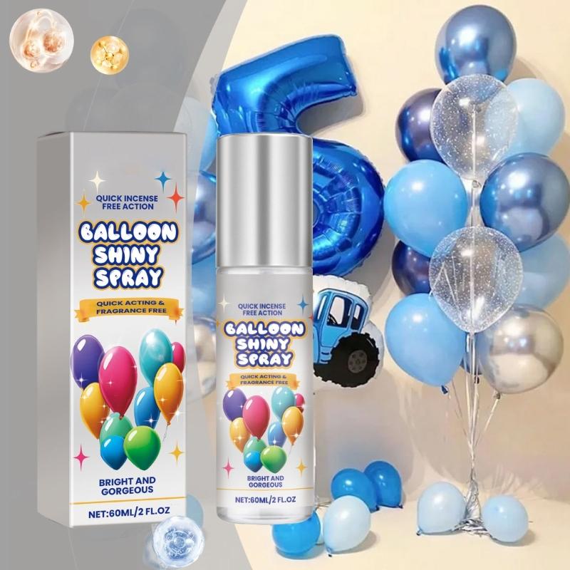 Shimmering Night Effect Balloon Spray Nighttime Balloon Spray 60ml Brightener Spray for Memorable Celebration