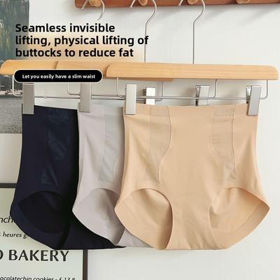 Ladies Autumn and Winter Fashion Simple Lift Buttock Abdominal Plastic No Trace Underwear
