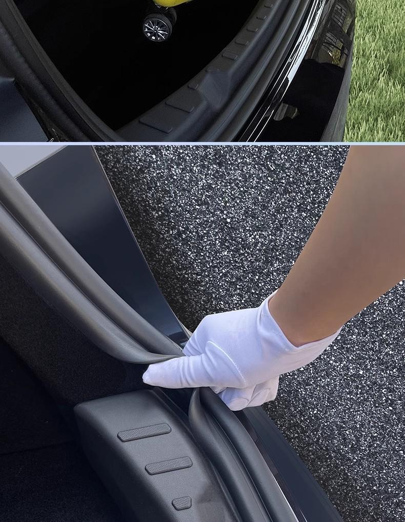 Tesla Model Y/3 Refresh Rear Bumper Trunk Sill Protector Strip