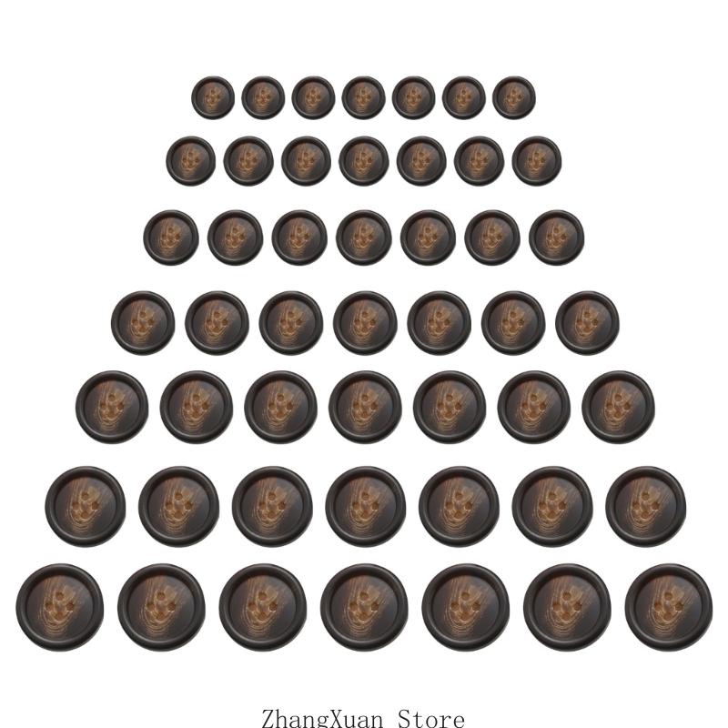 3XUF 70 Pcs Craft Buttons Round Buttons 4 Holes Buttons Resin Buttons Coat Buttons Shirt Buttons for DIY Handmade Clothes