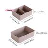 M-Plastic Makeup Organizer Grid Desktop Home Office Bathroom Storage Box Sundries Bin Case Cosmetic Closet Closet Organizer