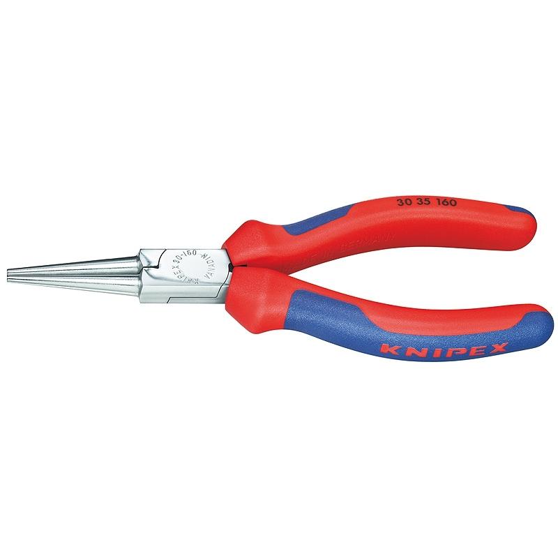 

Круглые плоскогубцы Knipex Губки без насечек 41 мм Длина 160 мм Хромированные 2-комплектные ручки
