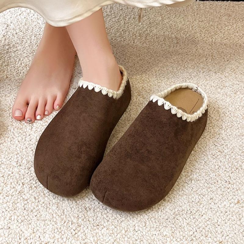 

Fashion Women Flats Platform Slippers Casual New Mules Shoes 2025 Trend Fashion Winter Slingback Sneakers Party Flip Flops Woman Slides 35 кофейный