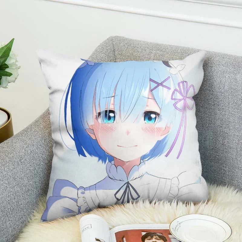 Pillowcases for Pillows Anime Pillow Cover 40x40 Pilow Cases Decorative Cushion Covers Pillowcase Cushions Home Decor Sofa