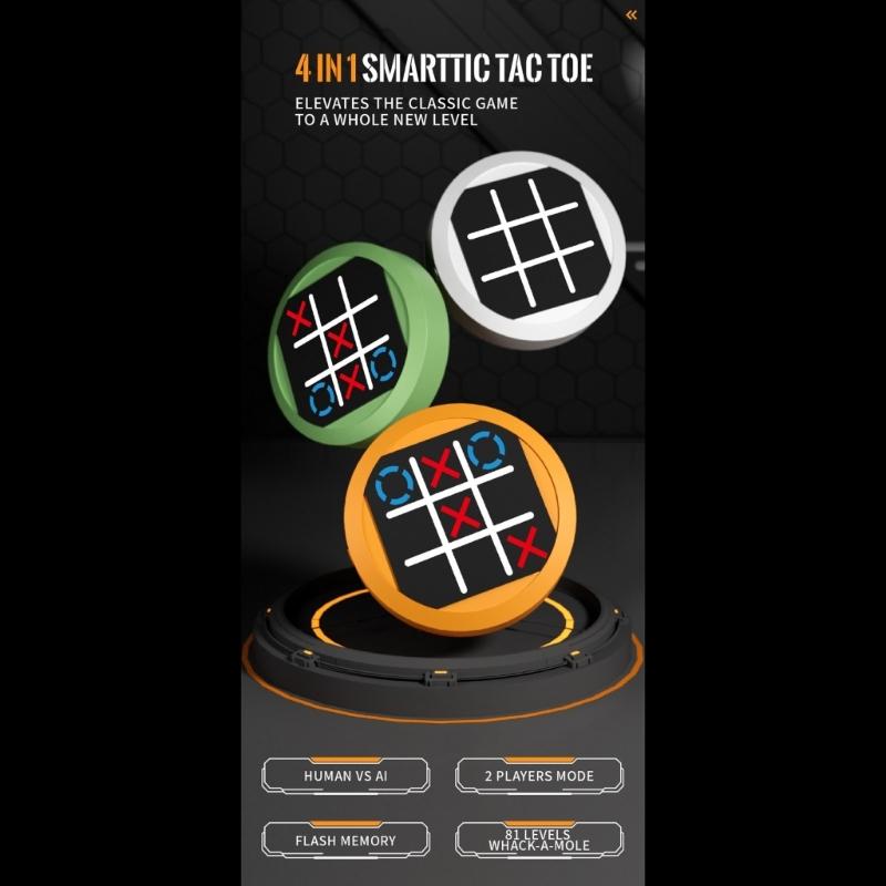 Portable Electronic Board Game Handheld Electric Puzzle Game Console Educational Toy for Children Kids Adults