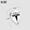 Autosticker 2025 Nieuwe Tesla 3D Metalen Schild Styling Autostickers Auto Carrosserie Kofferbak Decoratieve Stickers Voor Tesla Roadster Model 3 Mode